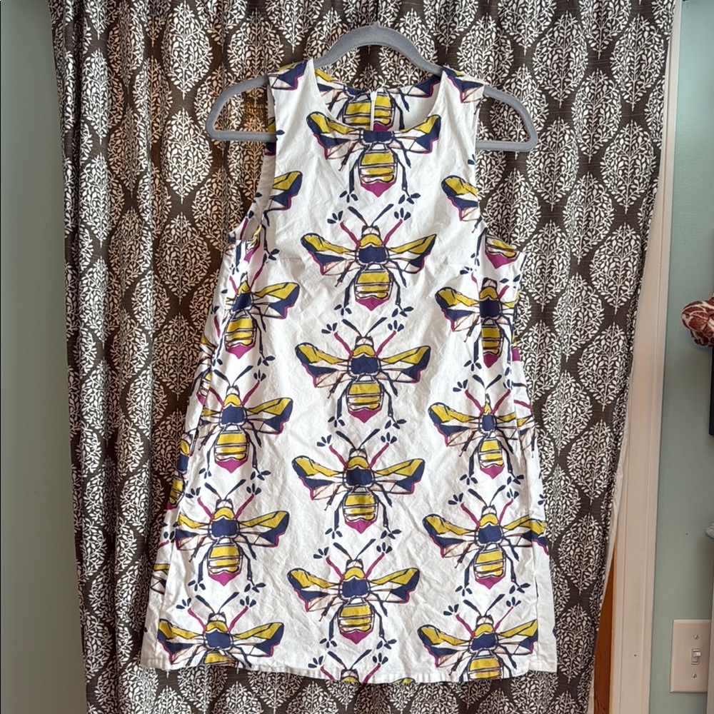 Katie Kime Bee Print Sleeveless Dress size 8